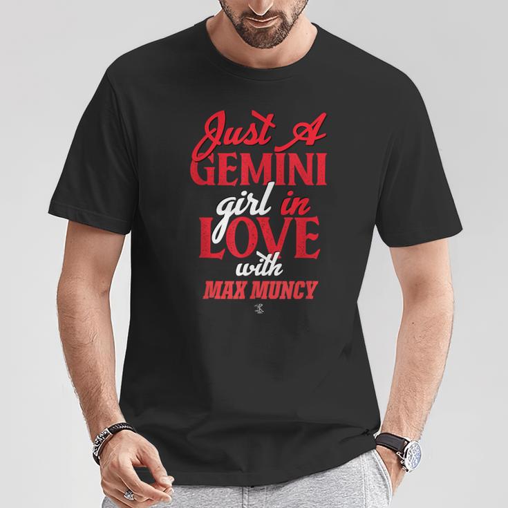 マックス・マンシー ジェミニ・ガール・ゲームデー Tシャツ 面白い贈り物