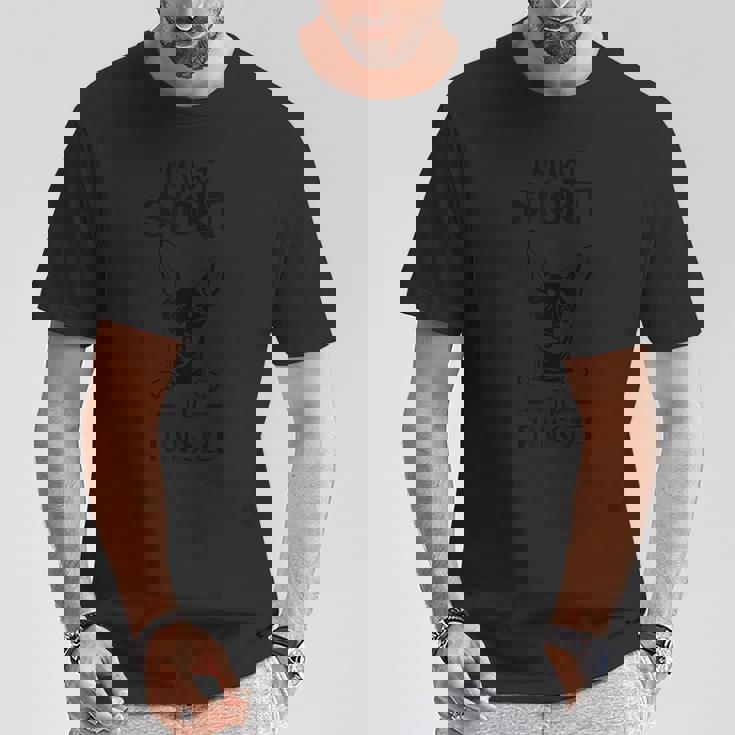 ミニピン、短くはない、楽しいサイズのミニチュアピンシャーのお父さん Tシャツ 面白い贈り物