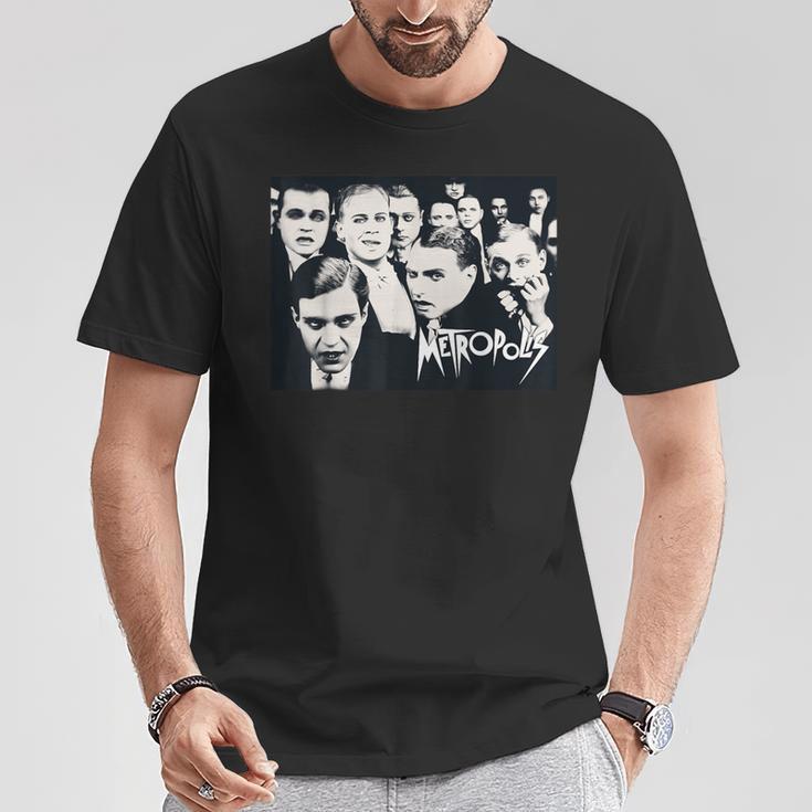 メトロポリス（Metropolis）- 男たちの乱痴気騒ぎ -1927年sf映画 レトロ アート かっこいい Tシャツ 面白い贈り物