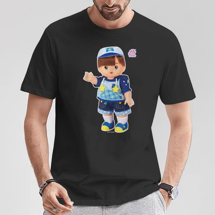 メルちゃんのおともだち あおくん Bigプリント Tシャツ 面白い贈り物