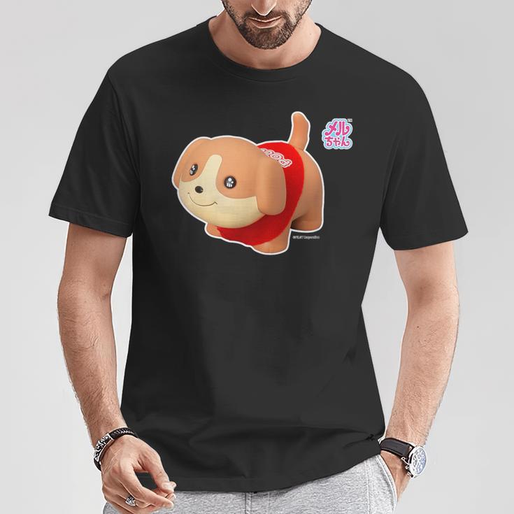 メルちゃんのペット いぬのポコちゃん Bigプリント Tシャツ 面白い贈り物