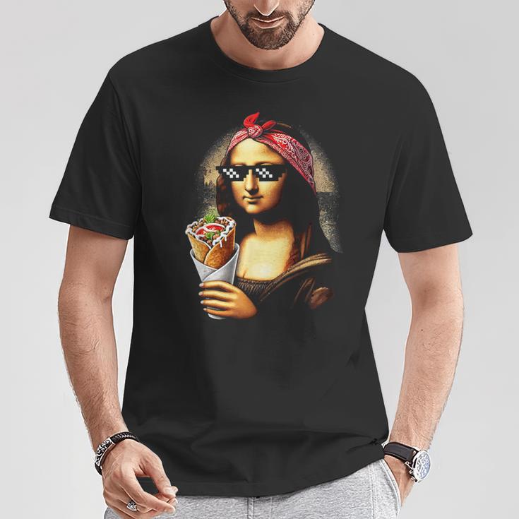 モナリザ ドネルケバブ Tシャツ 面白い贈り物