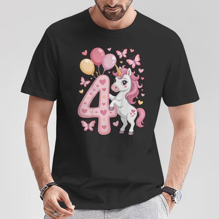 ユニコーン 4 誕生日 女の子 4 歳 馬 わたしは 4 Tシャツ 面白い贈り物