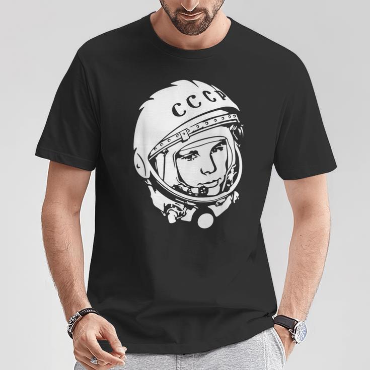 ユーリガガーリン Cccpデザイン Tシャツ 面白い贈り物