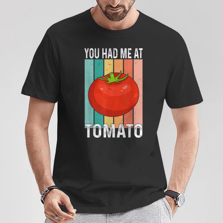 ユー・ハド・ミー・アット・トマト Tシャツ 面白い贈り物