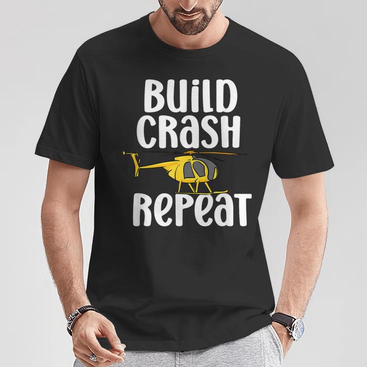 ラジコン ヘリコプター 模型 ヘリコプター リモコン ヘリコプター Tシャツ 面白い贈り物