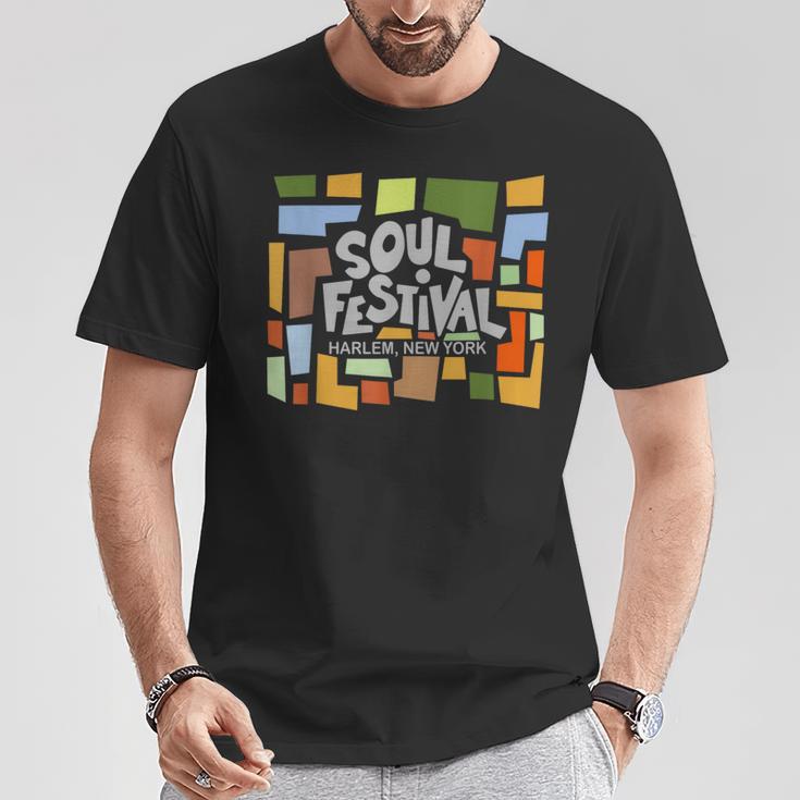 レトロ'70年代ソウルフェスティバルハーレムニューヨーク Tシャツ 面白い贈り物