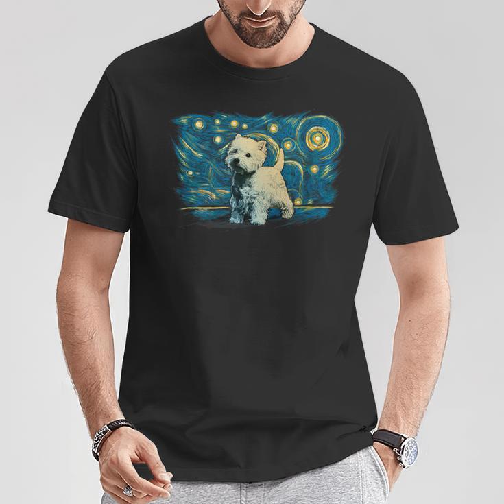 レトロなヴィンテージスタイルのウェスティ。 Tシャツ 面白い贈り物