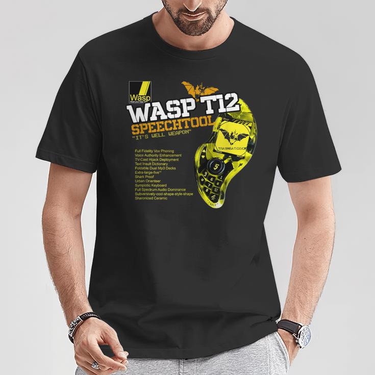 ワスプ T12 スピーチツール-イッツウェルウェポン Tシャツ 面白い贈り物