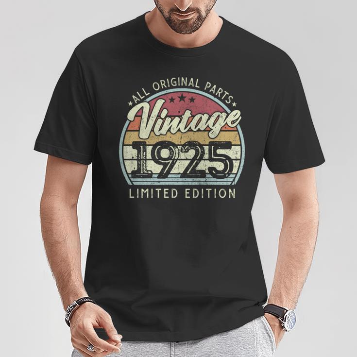 ヴィンテージ 1925 限定版 101歳の誕生日 長袖tシャツ Tシャツ 面白い贈り物