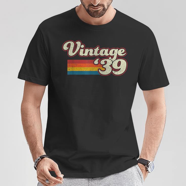ヴィンテージ 1939年 84歳 誕生日プレゼント 男性 女性 84歳 Tシャツ 面白い贈り物