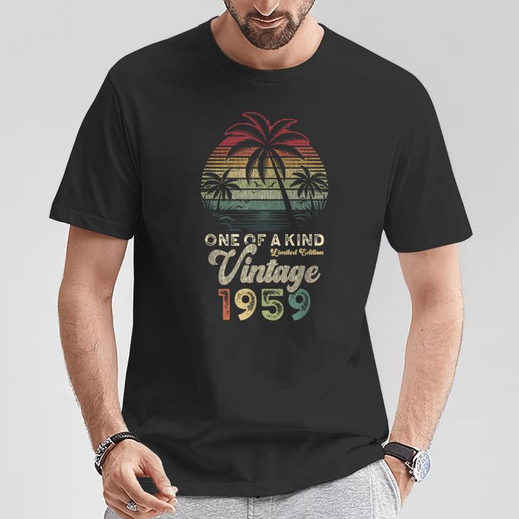ヴィンテージ 1959年 誕生日 67歳 ヤシの木 レトロ Tシャツ 面白い贈り物