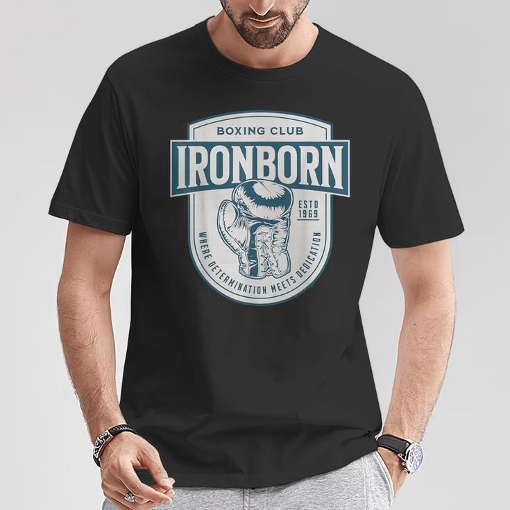 ヴィンテージ ボクシング 好き 鉄製 生まれ クイックハンド レトロ オールドスクール Tシャツ 面白い贈り物