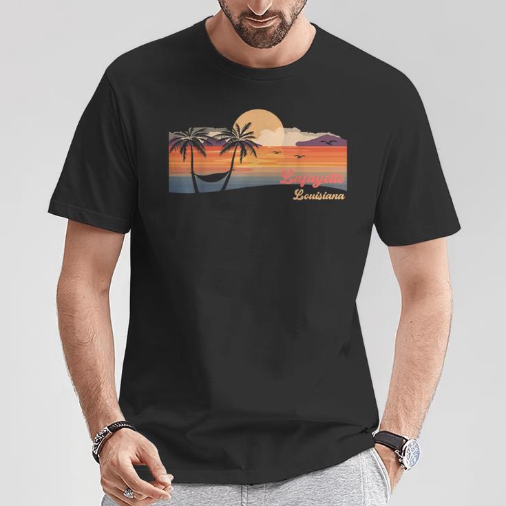 ヴィンテージ ラファイエット ルイジアナビーチ Tシャツ 面白い贈り物