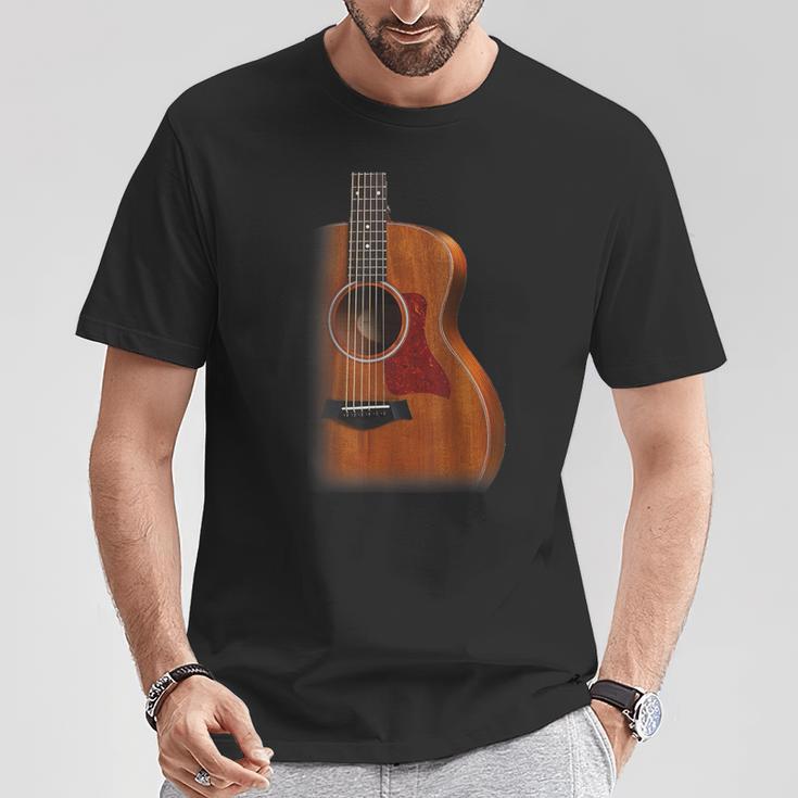 ヴィンテージアコースティックギターtシャツ Tシャツ 面白い贈り物