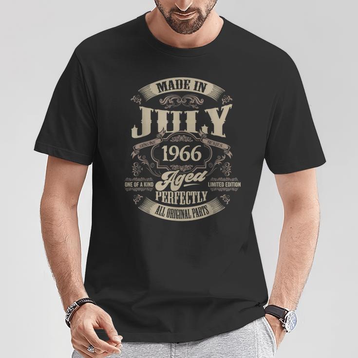 ヴィンテージ還暦伝説 1966年7月 60歳の贈り物 Tシャツ 面白い贈り物
