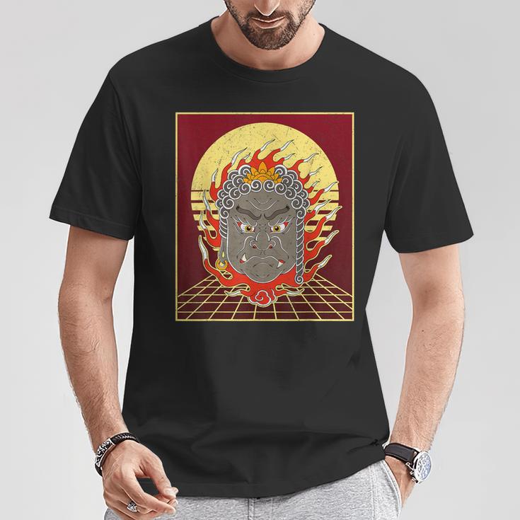 不動明王 金剛乗仏教不動主 日本語 中国語 Tシャツ 面白い贈り物