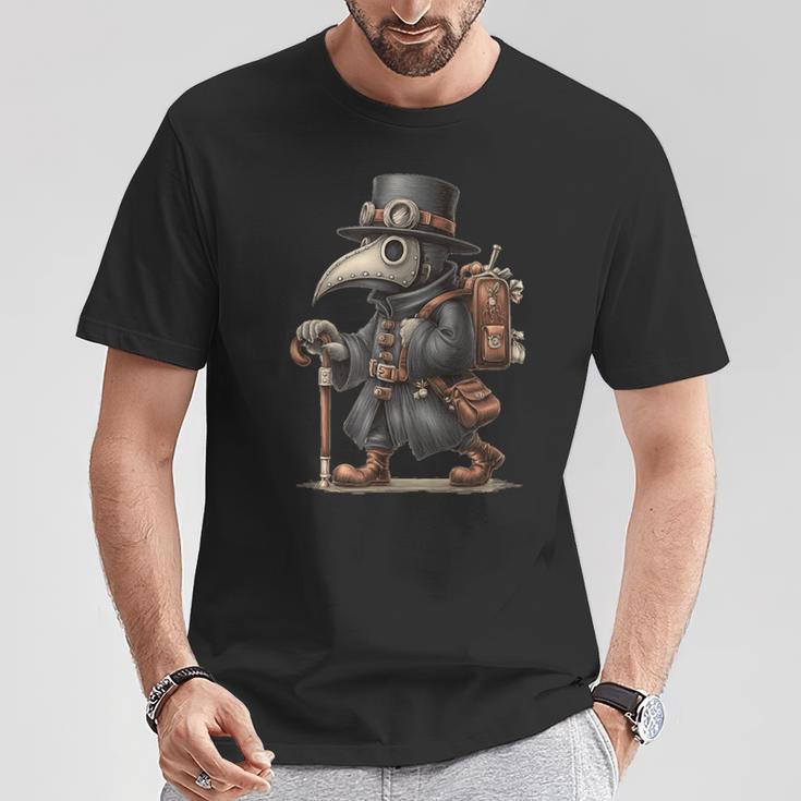 中世のペストマスクコスチューム おかしな医師用 Tシャツ 面白い贈り物