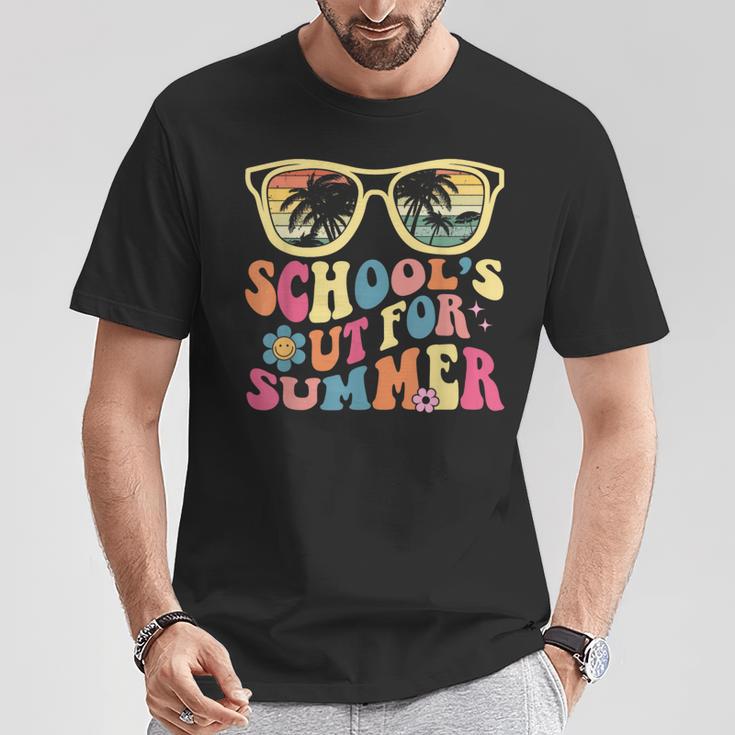 夏休みのレトロスクール最終日、先生のお出かけ Tシャツ 面白い贈り物