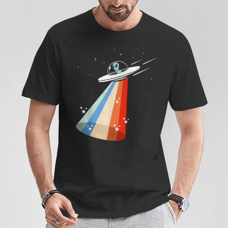 宇宙人誘引ufo 地球外飛行スペース エイリアン Tシャツ 面白い贈り物