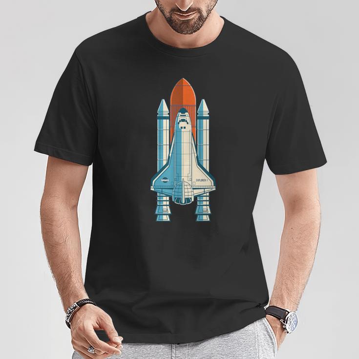 宇宙飛行士 スペースクラフト 宇宙旅行 スペースシャトル Tシャツ 面白い贈り物
