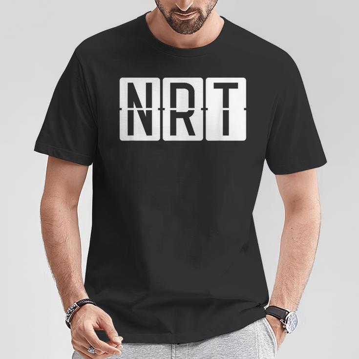 成田国際空港 東京都 Nrt Tシャツ 面白い贈り物