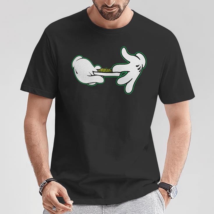 手巻きジョイント 漫画 マリファナ ウィードポット 大麻 新品 Tシャツ 面白い贈り物