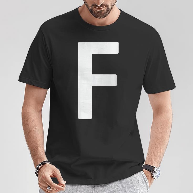 文字f 小文字 アルファベットマッチング ハロウィン Abc Tシャツ 面白い贈り物