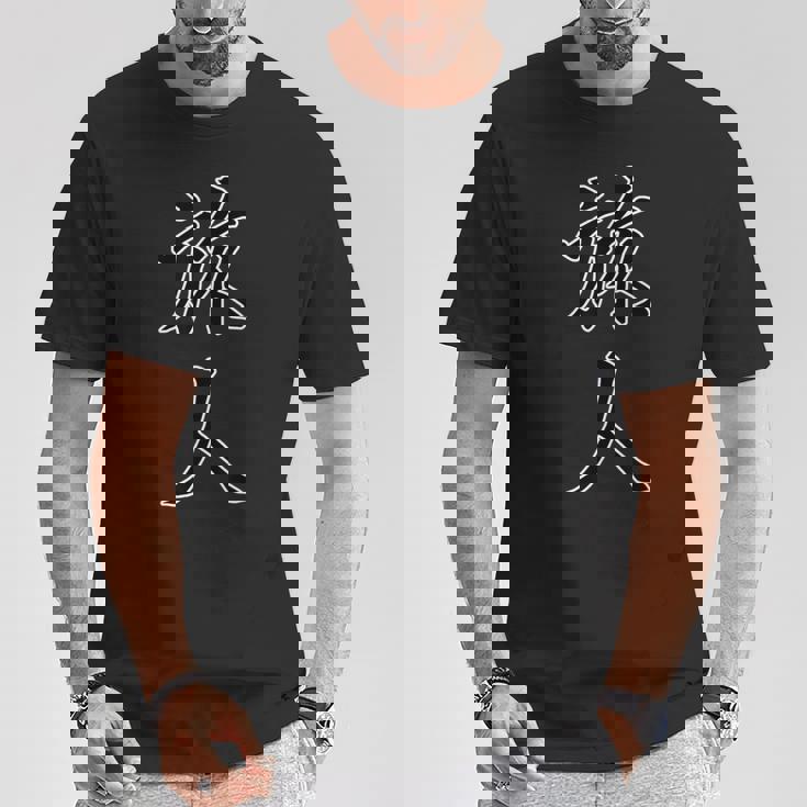 旅人 たびびと【 漢字デザイン 】毛筆 メッセージ・面白 Tシャツ 面白い贈り物