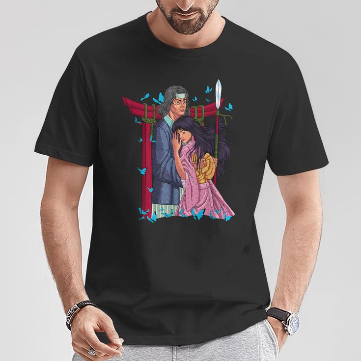 日本の神 イザナギとイザナミ Tシャツ 面白い贈り物
