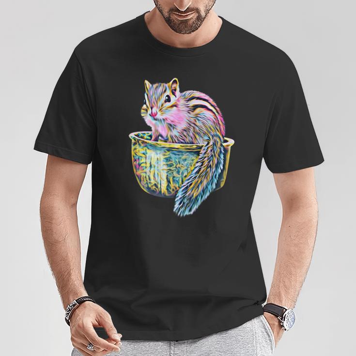 栗鼠 りす シマリス Tシャツ 面白い贈り物