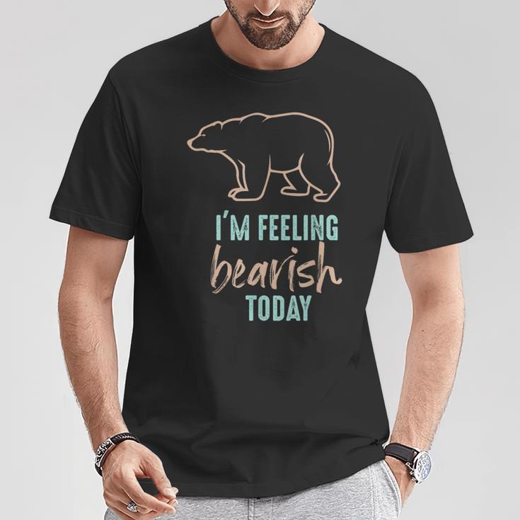 株式トレーダーのためのベアマーケットデザイン Tシャツ 面白い贈り物