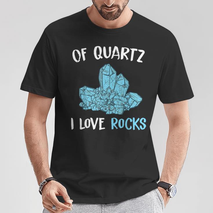 水晶鉱石コレクター 地質学者 Tシャツ 面白い贈り物