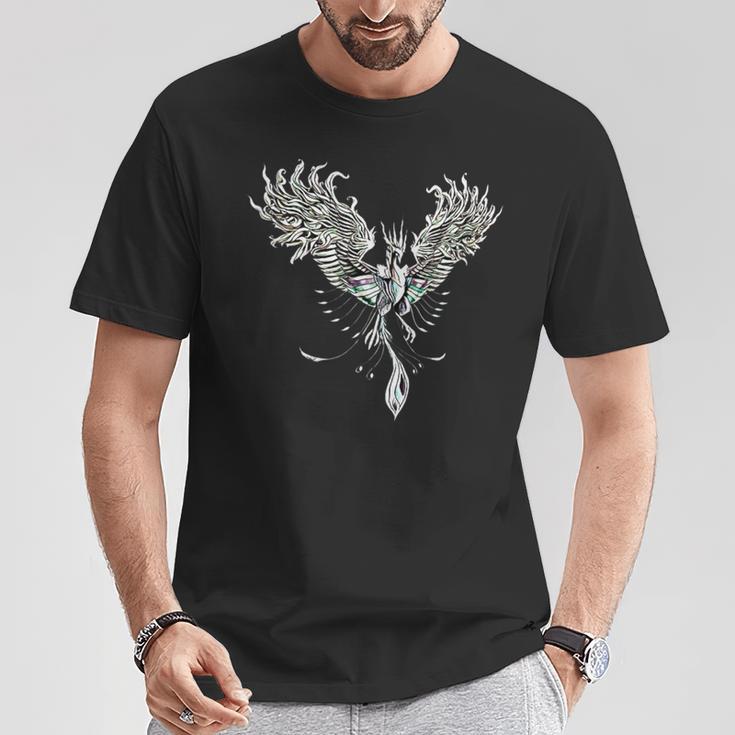 灰からのフェニックス フェニックス バード 不死鳥 Tシャツ 面白い贈り物
