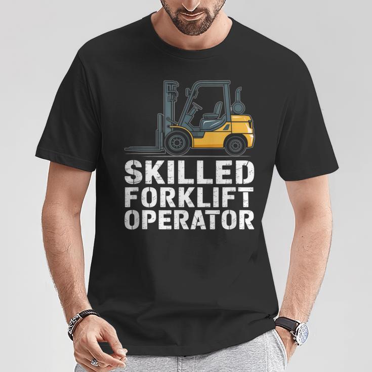 熟練したフォークリフトオペレーター Tシャツ 面白い贈り物