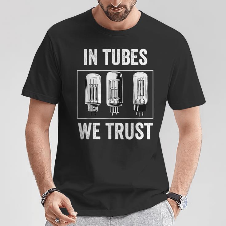 真空管 アンプ アンプ アナログ オーディオ 電子弁 ギター Tシャツ 面白い贈り物