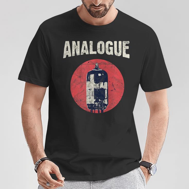 真空管アンプ チューブアンプ オーディオマニア アナログ ヴィンテージ Tシャツ 面白い贈り物