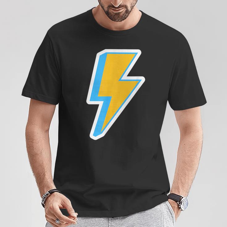 稲妻シャツ メンズ カラフル 稲妻 ボルト Tシャツ 面白い贈り物