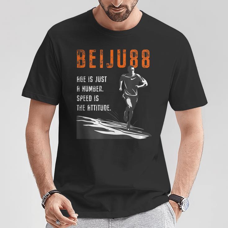米寿祝い ランニング好き ジョギング ランニング愛好者 父 母 男性 女性 米寿 お祝い 88歳 Tシャツ 面白い贈り物
