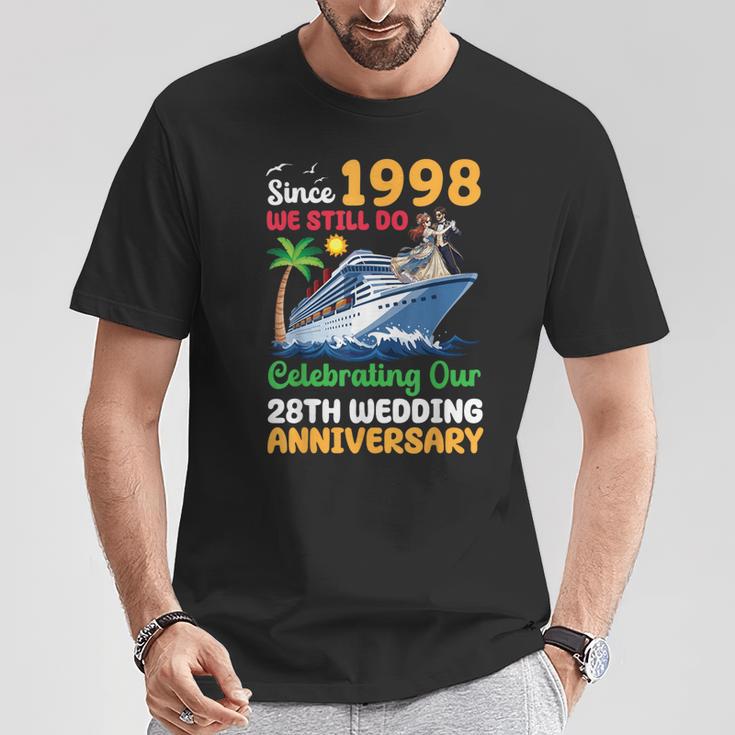 結婚28周年記念クルーズ 1998年以来 Wetill Do Trip Tシャツ 面白い贈り物