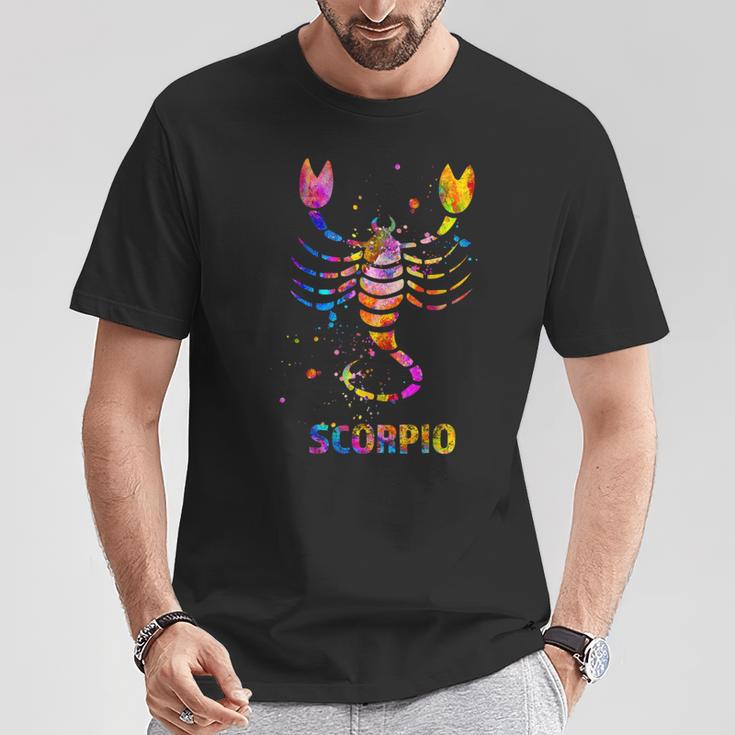 蠍座の星座 Tシャツ 面白い贈り物