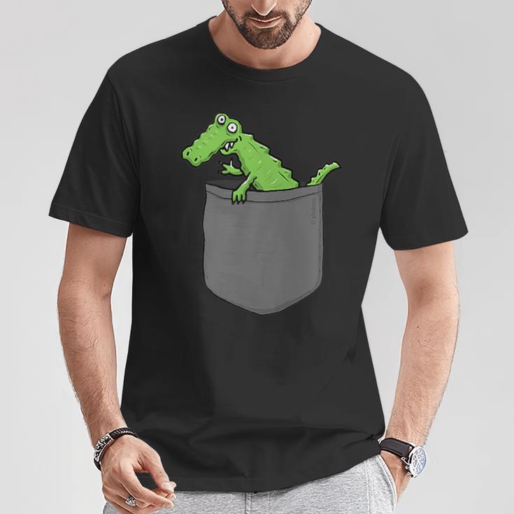 袋入りクロコダイル Tシャツ 面白い贈り物