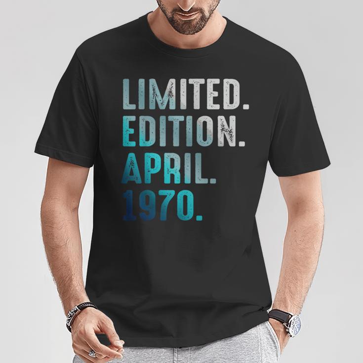 限定版 1970年4月 レトロ ヴィンテージ 1970 Tシャツ 面白い贈り物