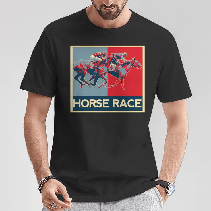 面白いtシャツ 馬tシャツ 競馬 馬 レース 乗馬 ジョッキー メンズ おもしろ 面白い グッズ ネタ 男性用 レトロ 長袖tシャツ Tシャツ 面白い贈り物