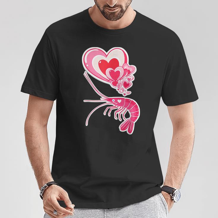 面白いエビアート メンズ レディース キッズ アジア料理 シーフード Tシャツ 面白い贈り物