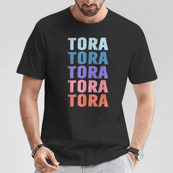 面白いギフトネーム Tora 名前入り Tシャツ 面白い贈り物