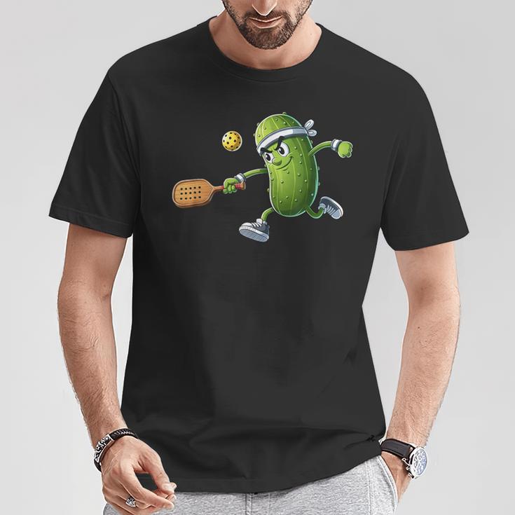 面白いピクルス遊びピックルボール愛好家しゃれピクルスボール付き Tシャツ 面白い贈り物