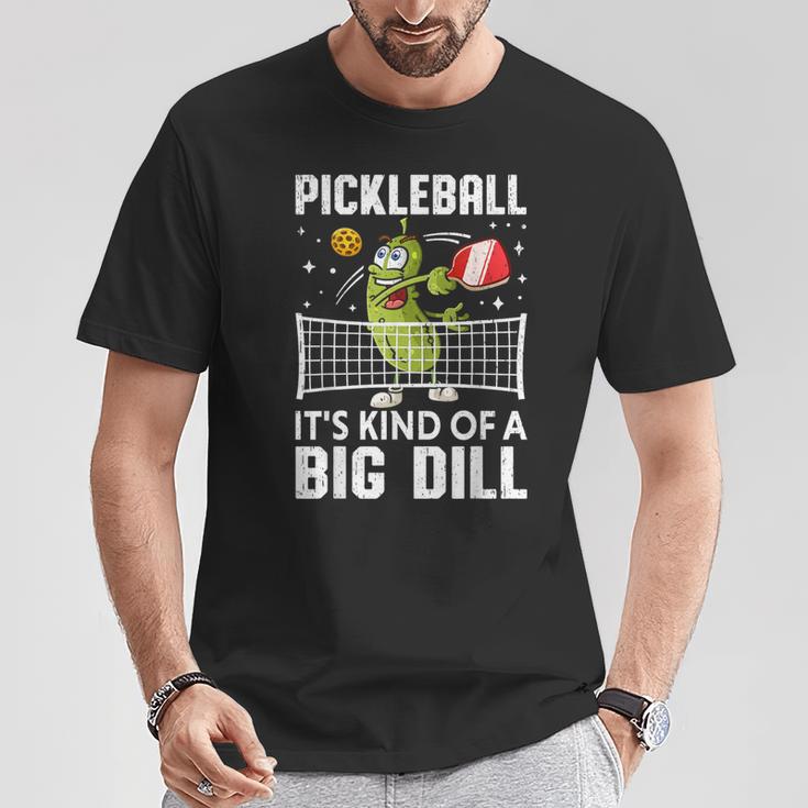面白いピックルボールtシャツ It's Kind Of A Big Dill パドルボール Tシャツ 面白い贈り物