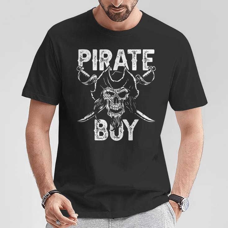 面白い海賊の男の子 海賊 ドクロ ファン 海賊 Tシャツ 面白い贈り物