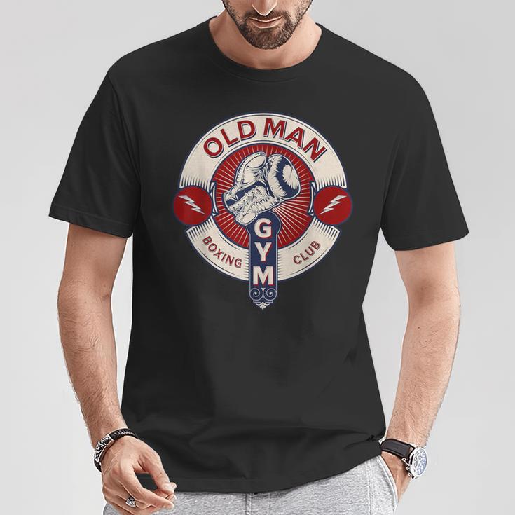 面白い総合格闘技オールドマンボクシングクラブコンバットスポーツアパレル Tシャツ 面白い贈り物